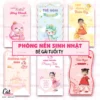 Phông nền sinh nhật bé gái tuổi TỴ - tổng hợp