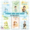 Phông nền sinh nhật bé TRAI tuổi TỴ