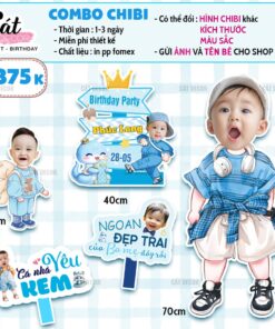 Chibi bé TRAI tuổi TỴ - Set 1