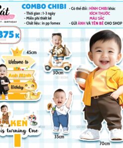 Chibi bé TRAI tuổi TỴ - Set 2