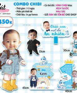 Chibi bé TRAI tuổi TỴ - Set 3