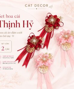 Hoa cài áo đám cưới Bố mẹ THỊNH HỶ