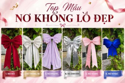 Top mẫu nơ khổng lồ đẹp