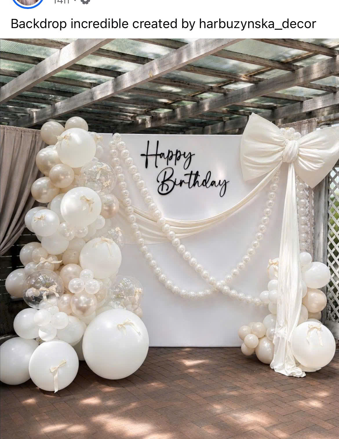 Birthday balloon decoration setup by Cát Decor in Da Nang