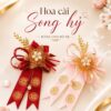 Hoa cài áo Bố mẹ Song Hỷ