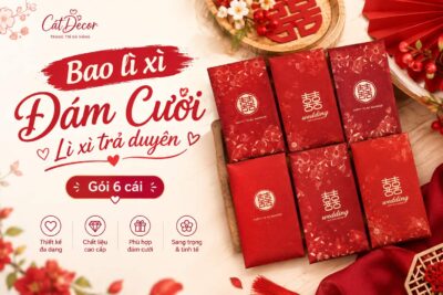 Bao Lì Xì Trả Duyên Đám cưới - 6 cái
